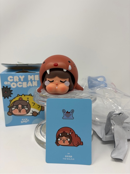 POP MART Other - CRYBABY THE WALRUS Popmart CRY ME AN OCEAN Series Vinyl Figure